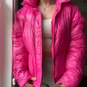 CUTE Oversized Pink Puffy Jacket
|Size: XL|